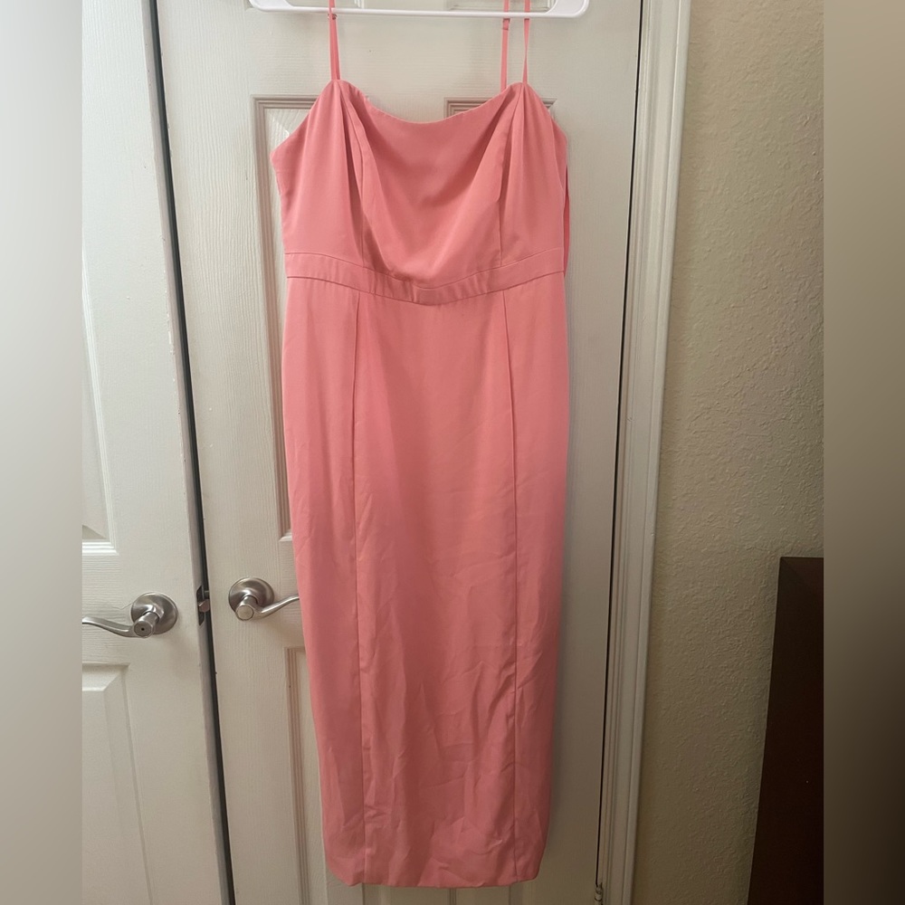 Fame and partners classic wasteband column dress